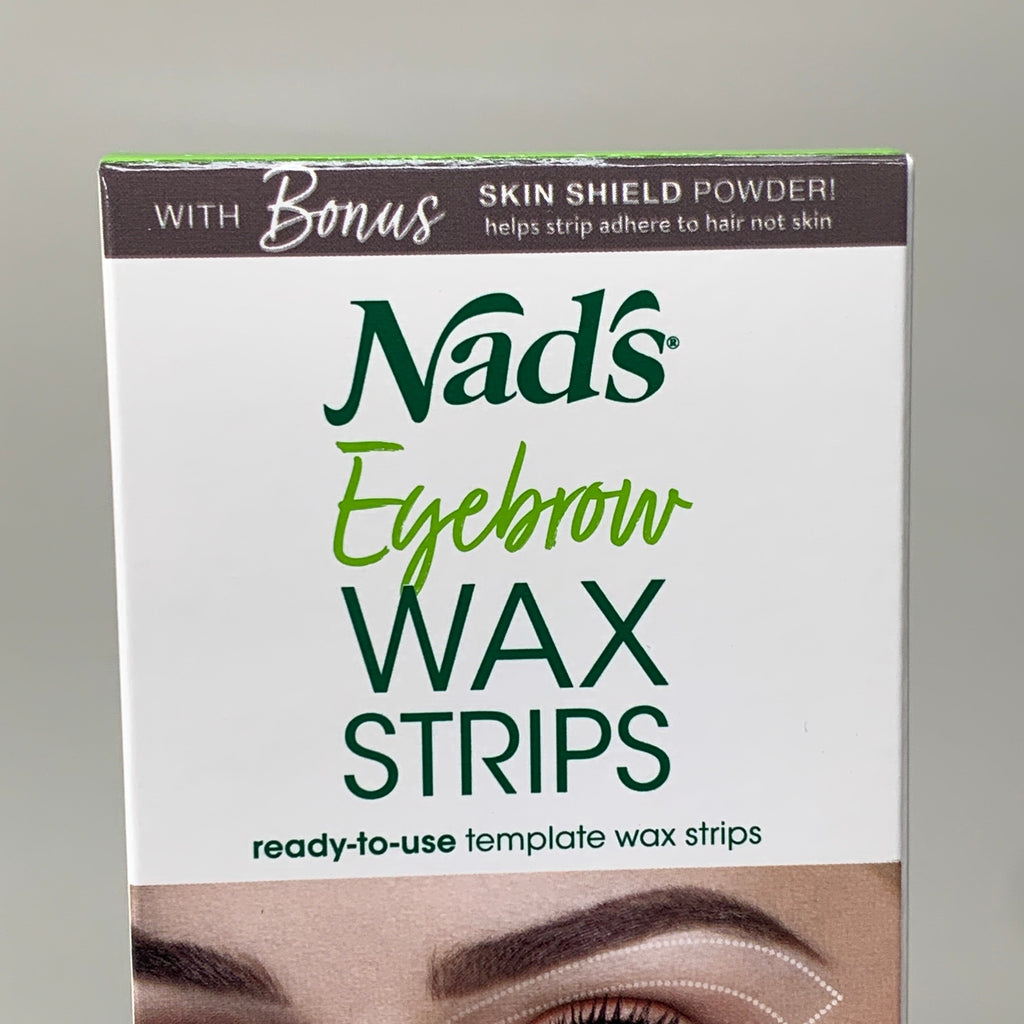 NADS 3 PK Eyebrow Wax Strips 6 Strips 6525EN06