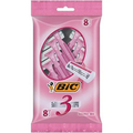 BIC Hybrid 3 Comfort Men's Disposable Razor (1 Handle + 6 Cartridges)
