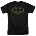 Batman Black & Gold Embossed Mens T Shirt Black Officially Licensed