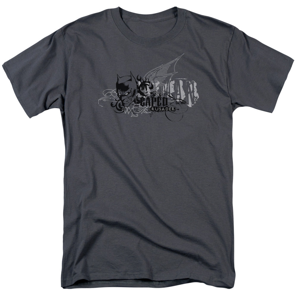 Batman Urban Crusader Mens T Shirt Charcoal Officially Licensed