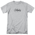 Batman Burned & Splattered Mens T Shirt Athletic Heather Officially Licensed