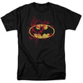 Batman Joker Graffiti Mens T Shirt Black Officially Licensed