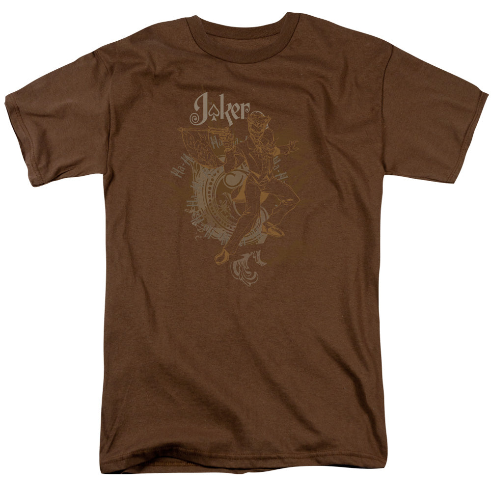 Batman Joker Explosion Mens T Shirt Coffee Officially Licensed