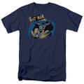 Batman Through The Night Mens T Shirt Navy Blue Officially Licensed