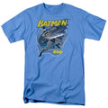 Batman Taste The Metal Mens T Shirt Carolina Blue Officially Licensed