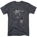 Batman Always A Joker Mens T Shirt Charcoal Officially Licensed