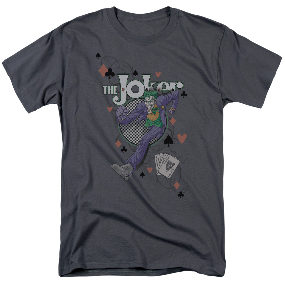 Batman Always A Joker Mens T Shirt Charcoal Officially Licensed
