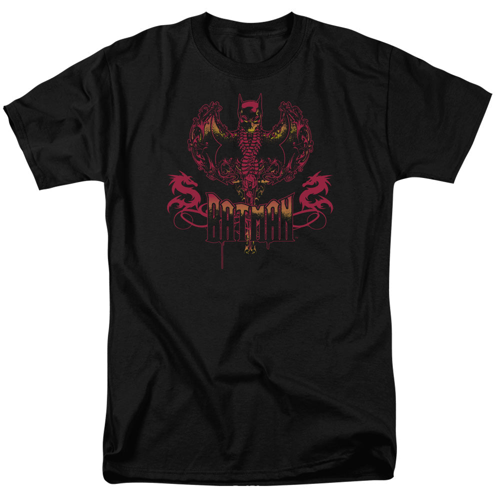 Batman Heart Of Fire Mens T Shirt Black Officially Licensed