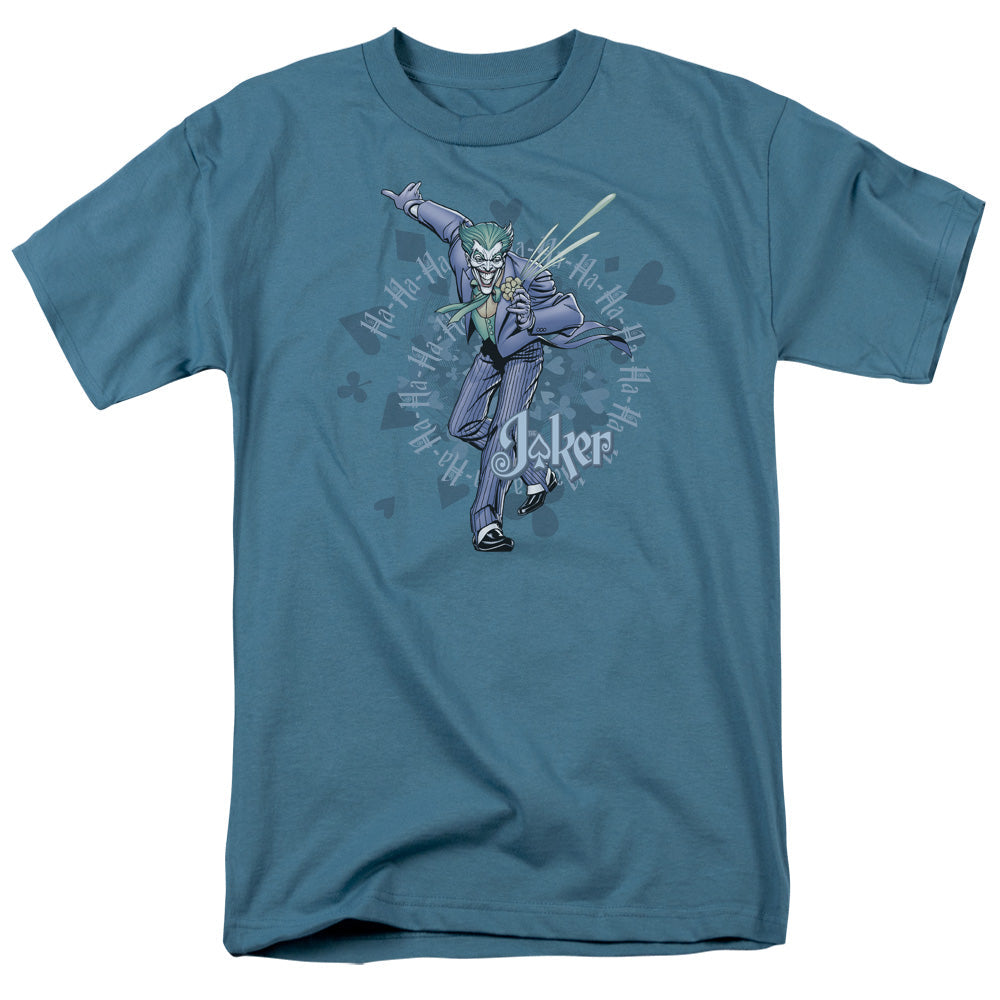 Batman Acid Spiral Mens T Shirt Slate Officially Licensed