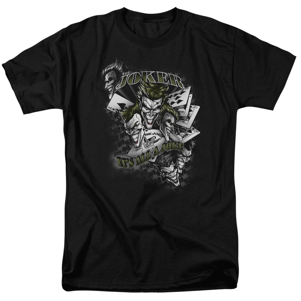 Batman Its All A Joke Mens T Shirt Black Officially Licensed