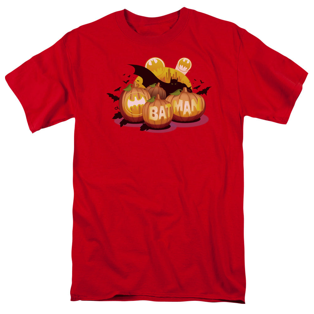 Batman Bat O Lanterns Mens T Shirt Red Officially Licensed