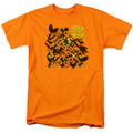 Batman Trick Or Treat Collage Mens T Shirt Orange Officially Licensed