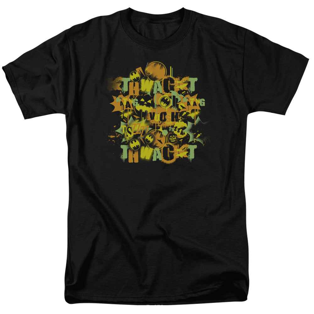 Batman Halloween Knight Sounds Mens T Shirt Black Officially Licensed