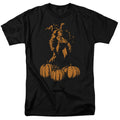 Batman A Bat Among Pumpkins Mens T Shirt Black Officially Licensed