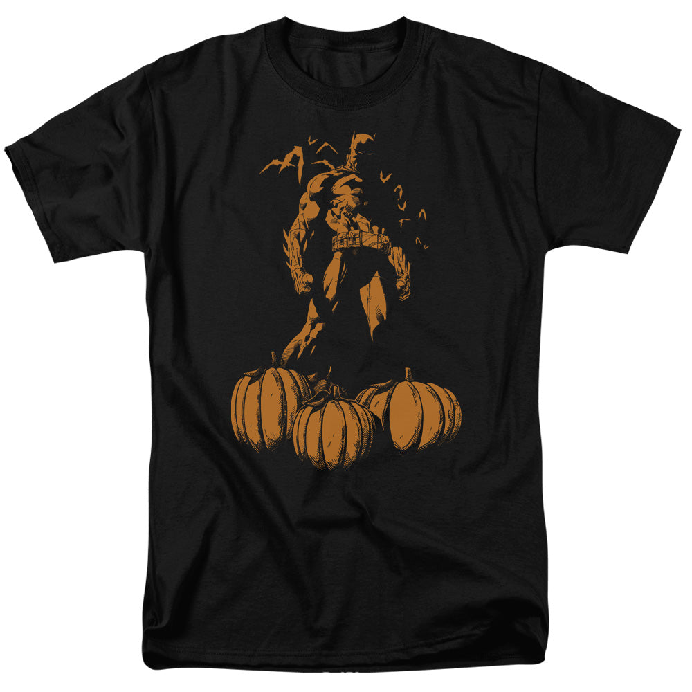 Batman A Bat Among Pumpkins Mens T Shirt Black Officially Licensed