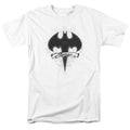 Batman Gothic Gotham Mens T Shirt White Officially Licensed
