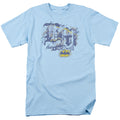 Batman He Sees All Mens T Shirt Light Blue Officially Licensed