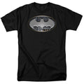Batman Steel Wall Shield Mens T Shirt Black Officially Licensed