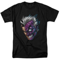 Batman Just Face Mens T Shirt Black Officially Licensed