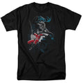 Batman Black And White Mens T Shirt Black Officially Licensed