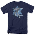 Batman Mr Freeze Mens T Shirt Navy Blue Officially Licensed