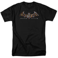 Batman Aa Arkham Asylum Logo Mens T Shirt Black Officially Licensed