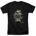 Batman Arkham Asylum Crazy Lips Mens T Shirt Black Officially Licensed