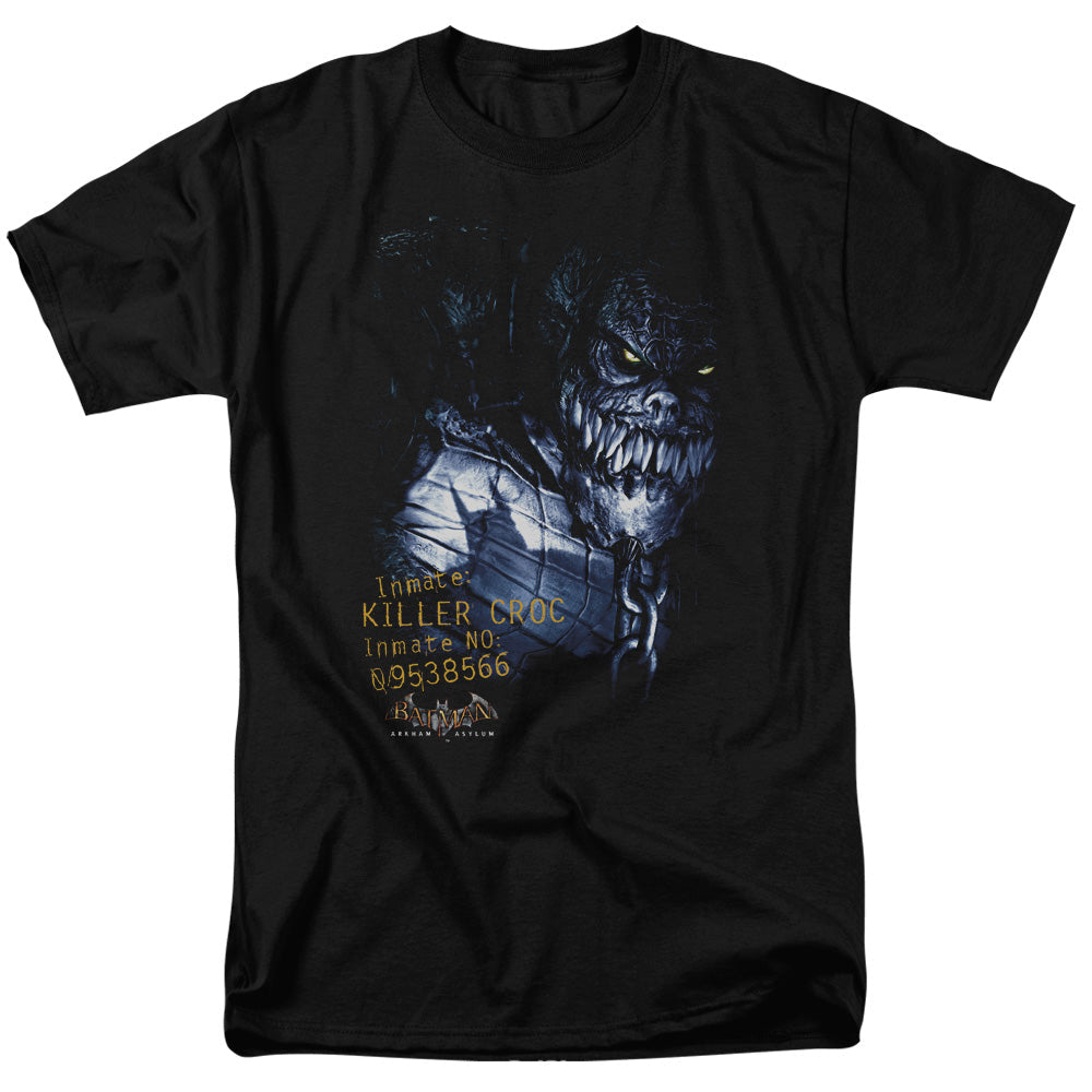 Batman Arkham Asylum Arkham Killer Croc Mens T Shirt Black Officially Licensed