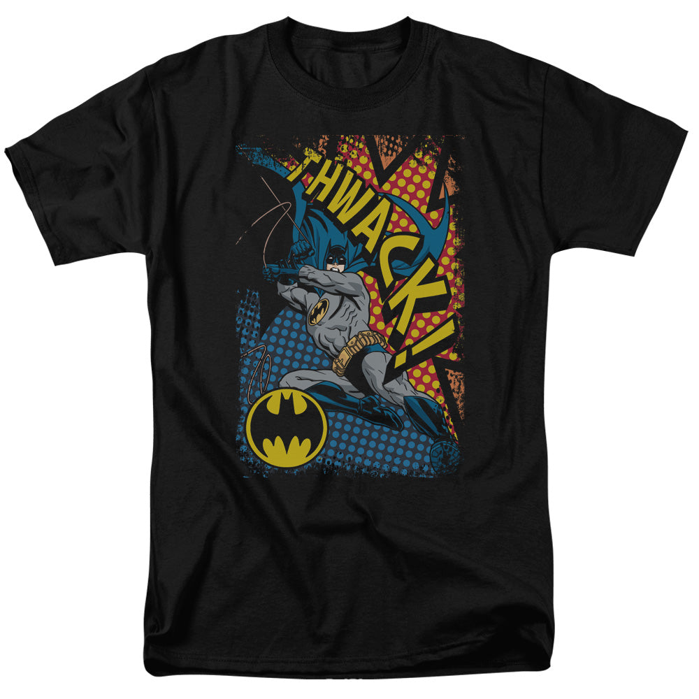 Batman Thwack Mens T Shirt Black Officially Licensed