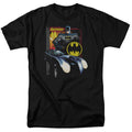 Batman Bat Racing Mens T Shirt Black Officially Licensed