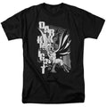 Batman Vertical Letters Mens T Shirt Black Officially Licensed