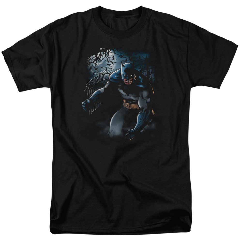 Batman Light Of The Moon Mens T Shirt Black Officially Licensed