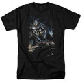 Batman Perched Mens T Shirt Black Officially Licensed