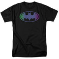 Batman Gradient Bat Logo Mens T Shirt Black Officially Licensed