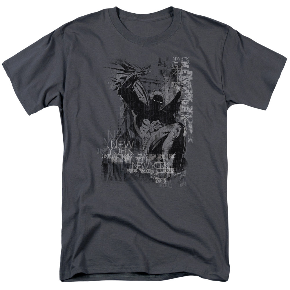 Batman The Knight Life Mens T Shirt Charcoal Officially Licensed