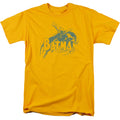Batman Heres Batman Mens T Shirt Gold Officially Licensed