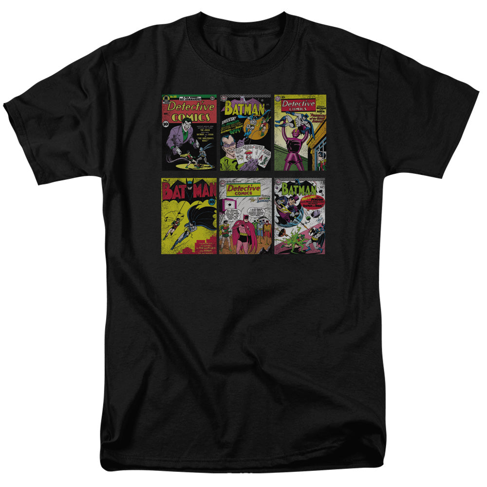 Batman Bm Covers Mens T Shirt Black Officially Licensed