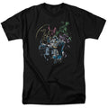 Batman Surrounded Mens T Shirt Black Officially Licensed