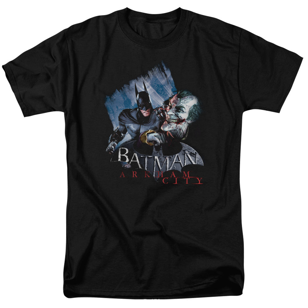 Batman Arkham City Jokes On You! Mens T Shirt Black Officially Licensed