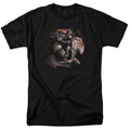 Batman Arkham City Blood Moon Mens T Shirt Black Officially Licensed