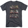 Batman Arkham City Arkham Lineup Mens T Shirt Charcoal Officially Licensed