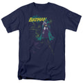 Batman Bat Spray Mens T Shirt Navy Blue Officially Licensed