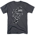 Batman Gotham 3D Mens T Shirt Charcoal Officially Licensed