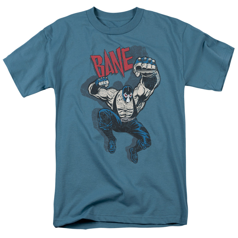 Batman Bane Vintage Mens T Shirt Slate Officially Licensed