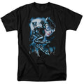 Batman Moonlight Cat Mens T Shirt Black Officially Licensed