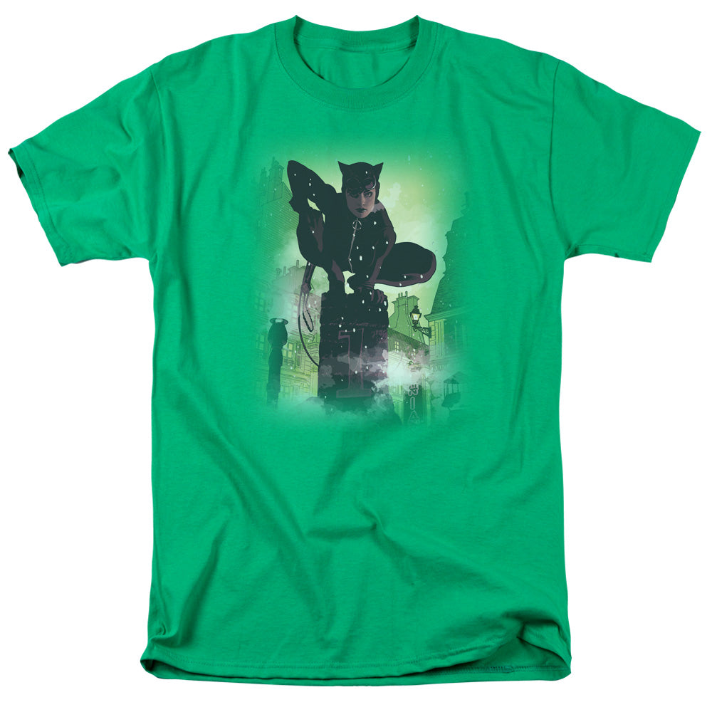 Batman Catwoman #63 Cover Mens T Shirt Kelly Green Officially Licensed