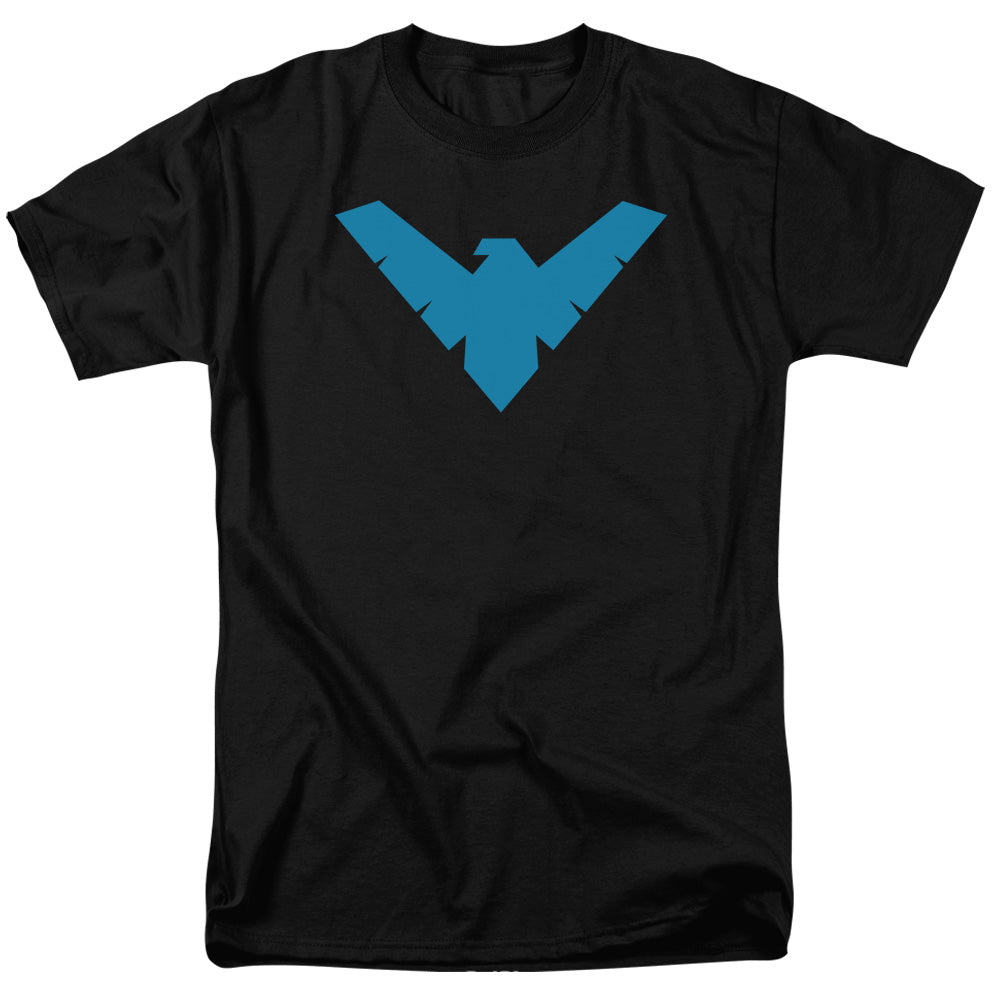 Batman Nightwing Symbol Mens T Shirt Black Officially Licensed