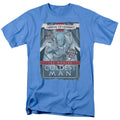 Batman Coldest Man Mens T Shirt Carolina Blue Officially Licensed