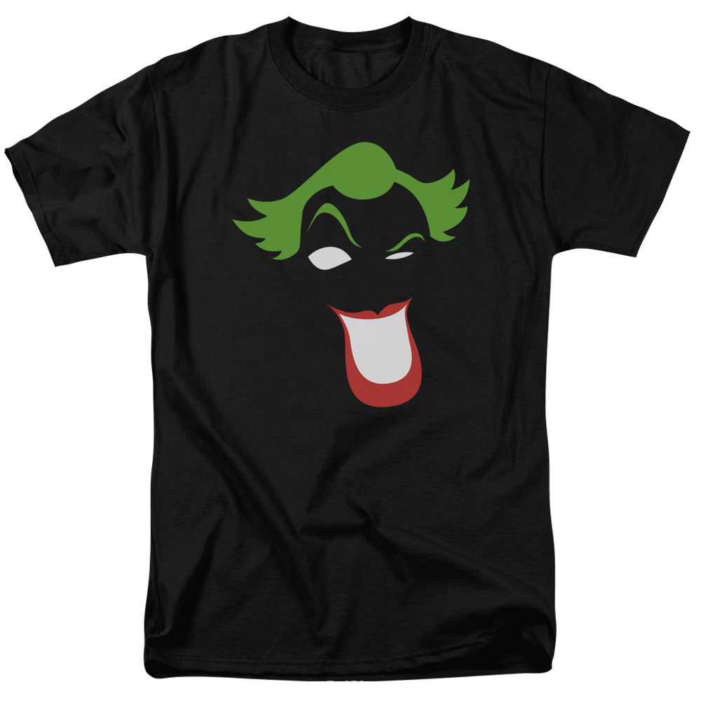 Batman Joker Simplified Mens T Shirt Black Officially Licensed