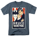 Batman Wayne For President Mens T Shirt Slate Officially Licensed